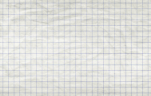 Old squared paper sheet, seamless background texture stock photo