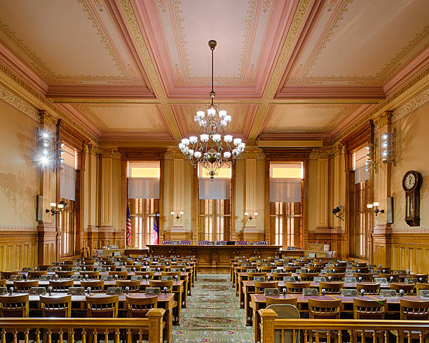 Old Supreme Court of Georgia stock photo