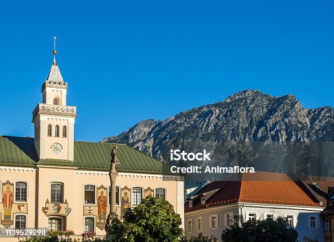 istock Old Town Hall in Bad Reichenhall Alps 1139529298