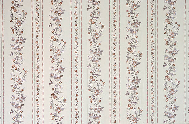 Old wallpaper stock photo
