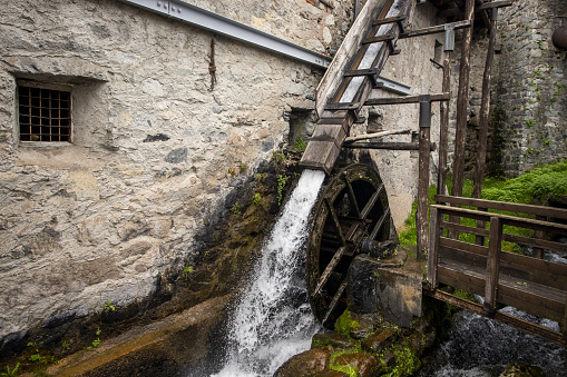 In Bienno (Brescia) it is still working this old mill, which produce wheat, corn and chestnut flour. And it is still moved by the power of water.