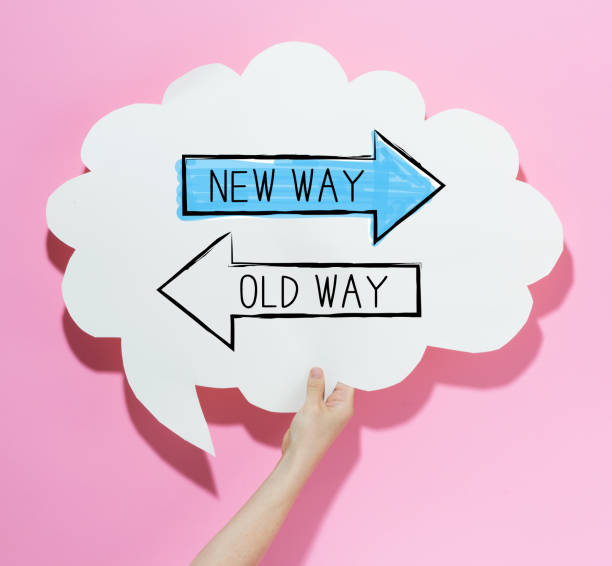 Old Way New Way Stock Photos, Pictures & Royalty-Free Images - iStock