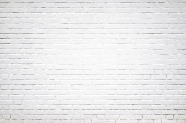 Old white brick wall background Old white brick wall texture background, full frame brick wall stock pictures, royalty-free photos & images