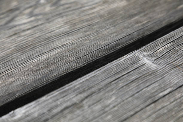 old wood plank grain, venatura vecchia tavola legno - gigifoto foto e immagini stock