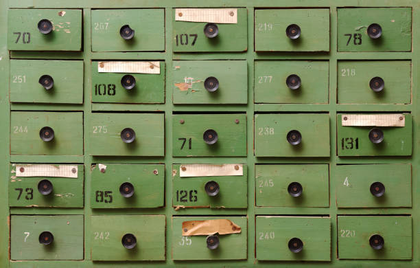 Old Wooden Cabinet With Drawers Stock Photo Download Image Now