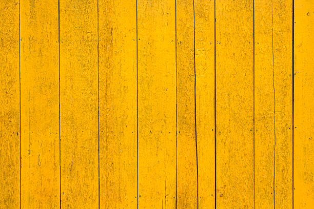 Old yellow wood background stock photo