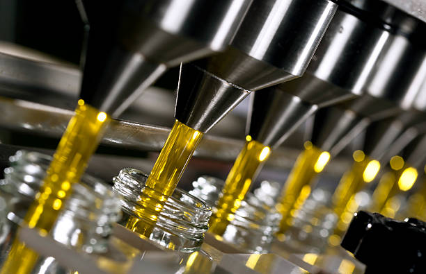 Olive oil Olive oil factory manufacturing equipment stock pictures, royalty-free photos & images