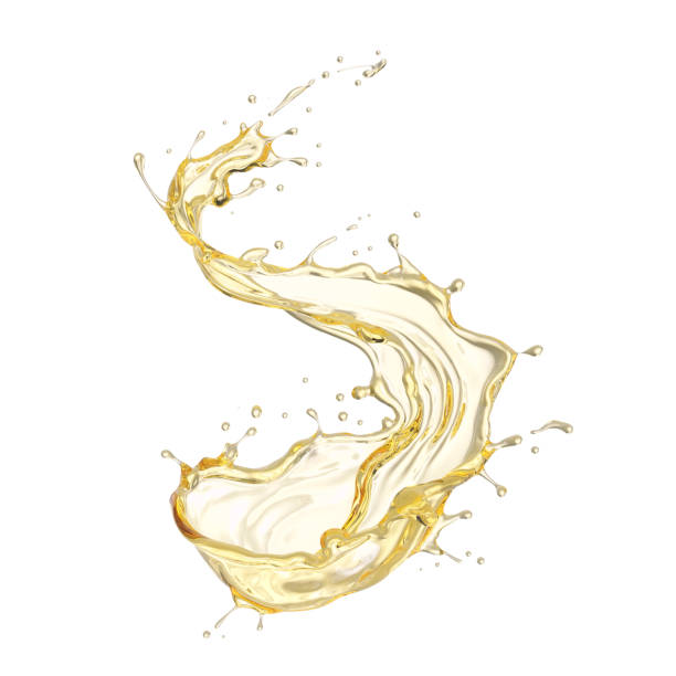 Olive or engine oil splash isolated on white background. Olive or engine oil splash isolated on white background, 3d illustration with Clipping path. cooking oil stock pictures, royalty-free photos & images