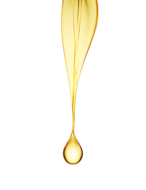 Olive or fuel Golden Oil drop. Olive or fuel Golden Oil drop, Cosmetic Liquid 3d rendering. cooking oil stock pictures, royalty-free photos & images