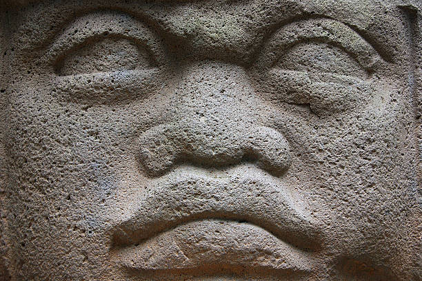 Olmec colossal head  parque museo la venta stock pictures, royalty-free photos & images