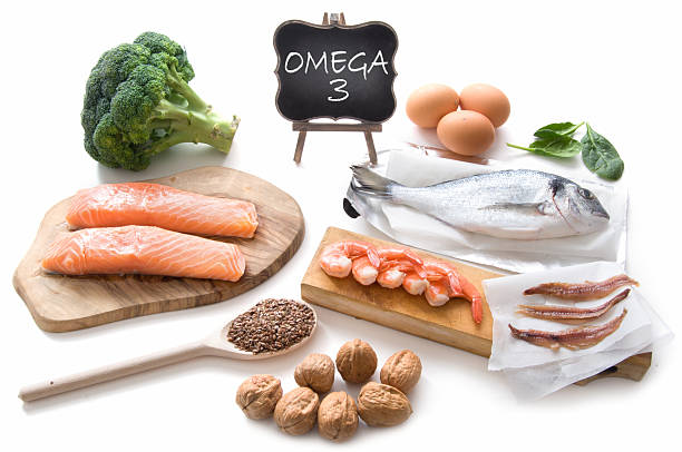 omega 3 rich foods - omega 3 bildbanksfoton och bilder