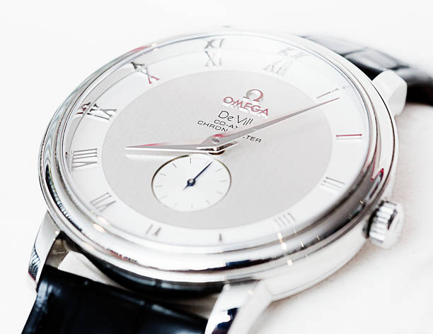 Omega De Ville Co-axial Chronometer man's watch stock photo