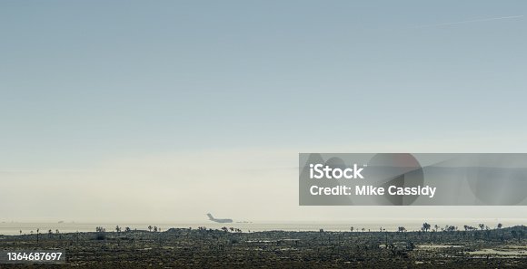 istock C-17 on dry lakebed 1364687697