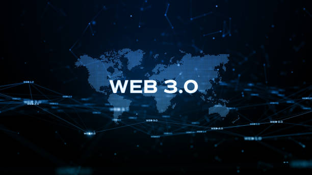 WEB 3.0 on futuristic electronic board DeSci