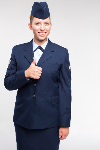 Equip Piglet Unforgettable One Female Us Air Force Senior Airman On White Background Stock Photo -  Download Image Now - iStock
