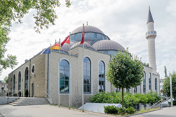 One of the biggest mosques in Germany stock photo