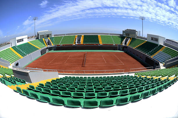 오픈 테니스 코트 - wimbledon tennis 뉴스 사진 이미지