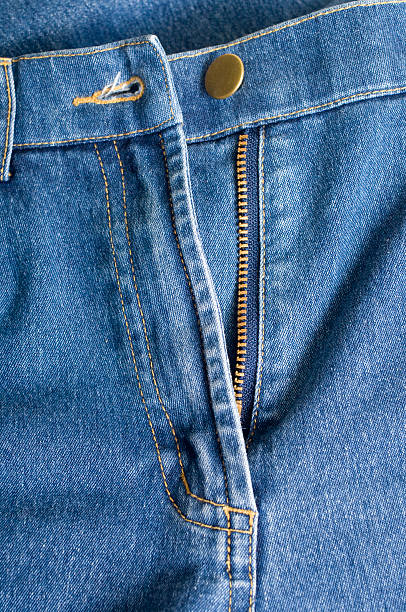 Jeans Fully Unbuttoned Zipper Pants Stock Photos, Pictures & Royalty ...