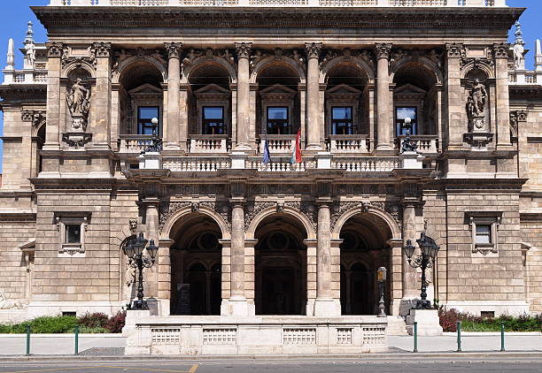 Opera building in Budapest - Hungary stock photo
