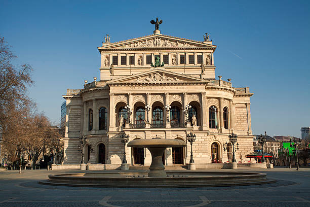 Opera House in Frankfurt stock photo