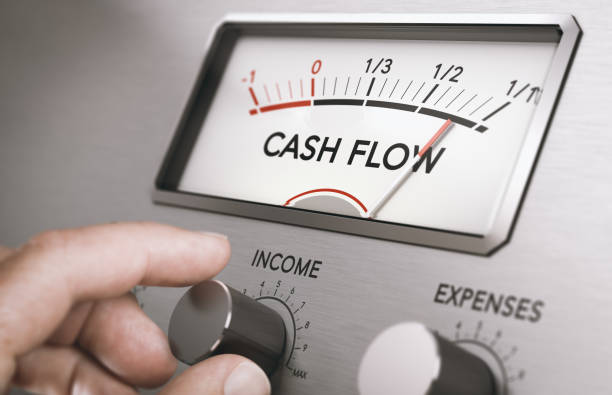 Operating cash flow management. Manage business liquidities. stock photo
