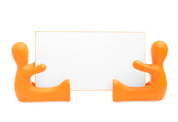 Orange and blank | Isolated stock photo