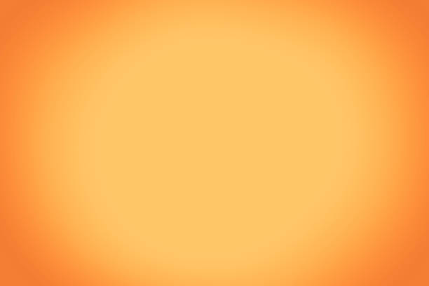 Orange background, blank frame with copy space