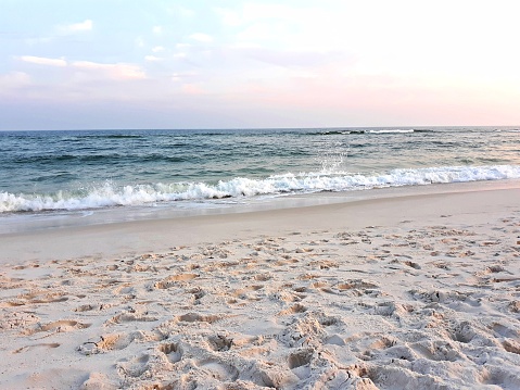 Orange Beach Alabama At Sunset Stock Photo - Download Image Now - iStock
