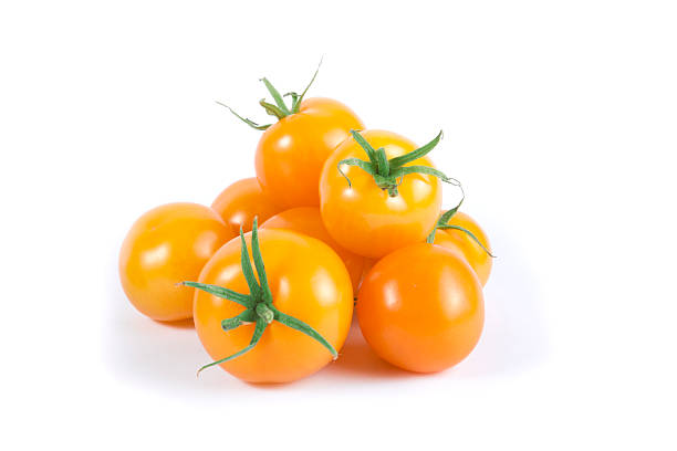 Orange Cherry Tomato Variety stock photo