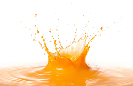 Orange Juice Splash Stock Photo - Download Image Now - iStock