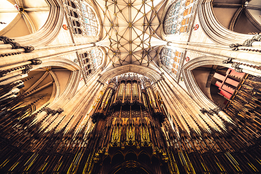 Organ Pipes at York Minster Cathedral