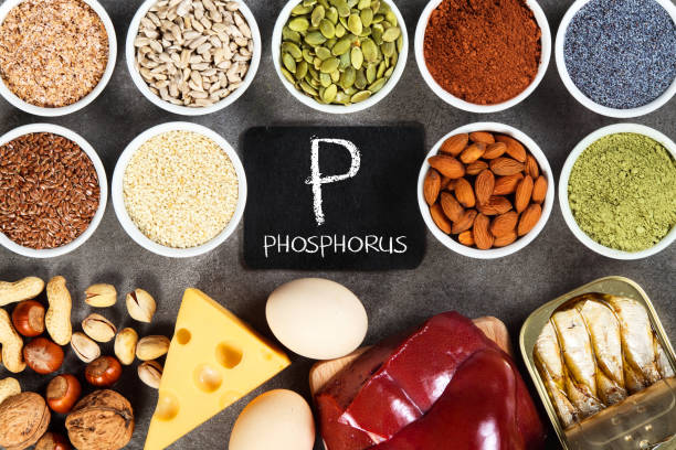 Organic phosphorus sources. stock photo