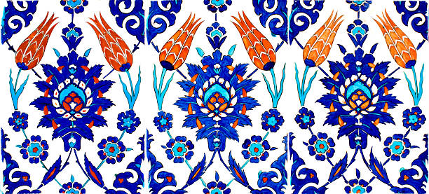 Oriental Tiles stock photo
