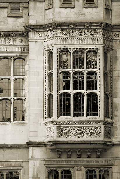 Ornate Window stock photo