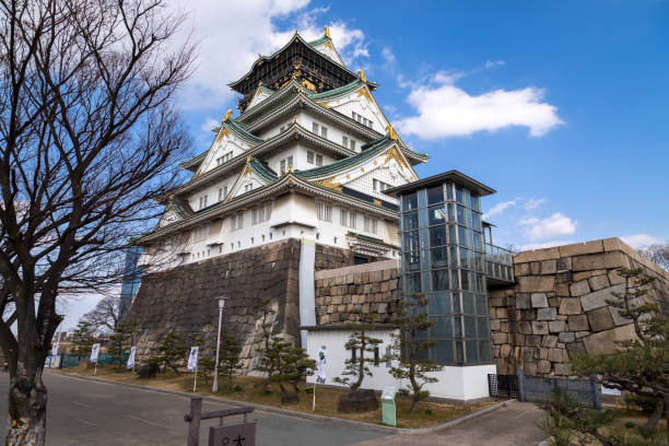 Osaka Castle stock photo