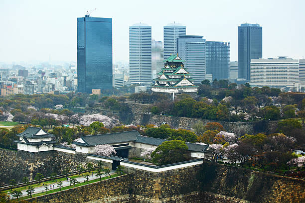 Osaka cityscape stock photo