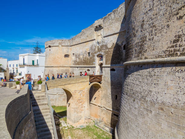 Otranto Castle, Italy stock photo