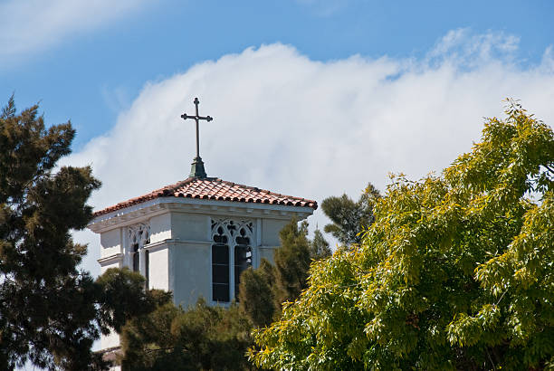 Our Lady of Mount Carmel Church Our Lady of Mount Carmel Church Catholic Church was founded in 1887 in Redwood City, California, USA. jeff goulden church stock pictures, royalty-free photos & images