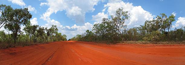 Outback Road, Australia stock photo