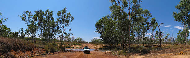 Outback Road, Australia stock photo