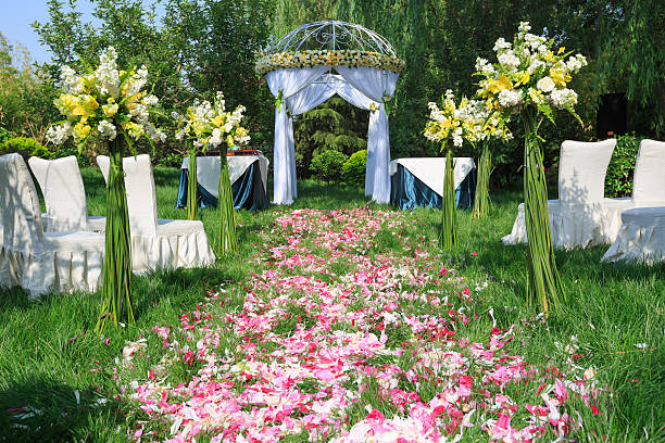 Outdoor Wedding stock photo