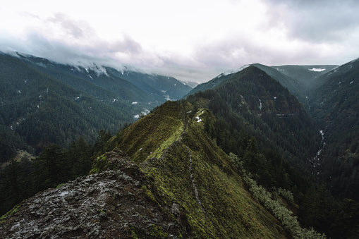 コロンビア川峡谷のオレゴンを見落とす - ストックフォト・写真素材...