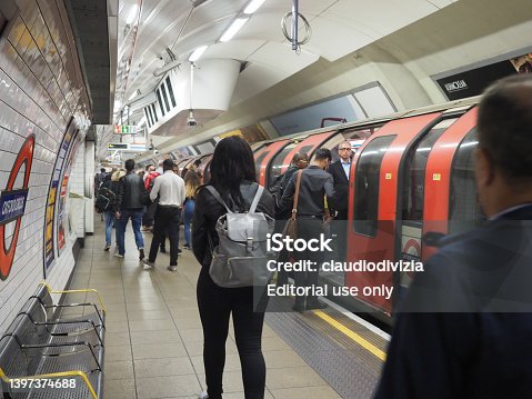 Oxford Circus tube station in London