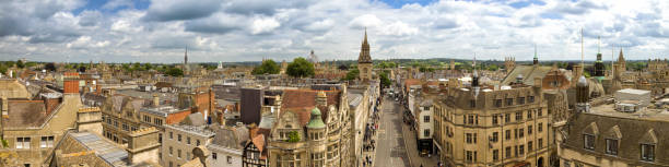 Oxford. Panorama. stock photo