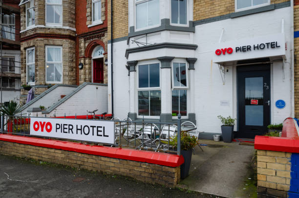 Oyo Pier Hotel in Rhyl stock photo