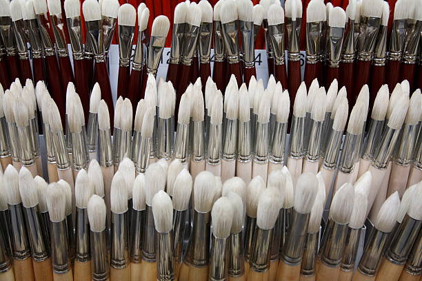 Paint Brushes stock photo