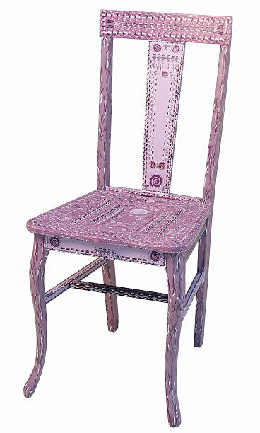 painted chair stock photo