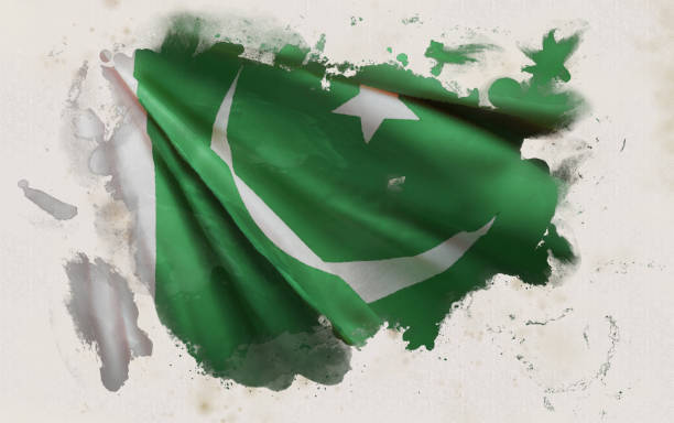 Pakistani Flag, Pakistan National Colors Background  <<3D Rendering>> Pakistani Flag, Pakistan National Colors Background  <<3D Rendering>> pakistan flag stock pictures, royalty-free photos & images