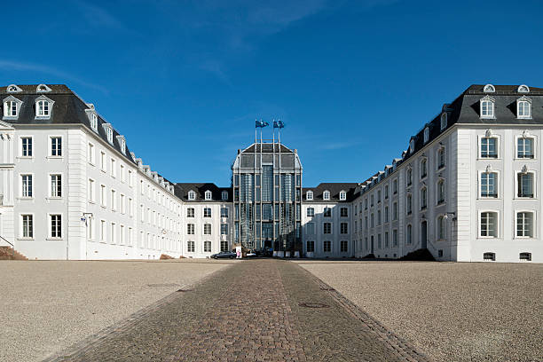 Palace, Castle, Saarbruecken, Germany stock photo