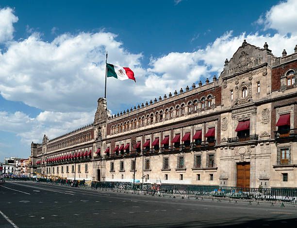 Palacio Nacional (National Palace), Mexico City stock photo